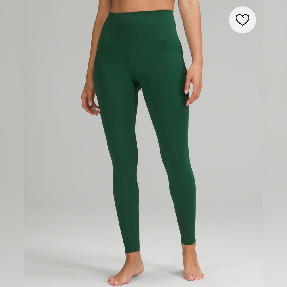 lululemon Align High-Rise Pant 28” in Everglade Green